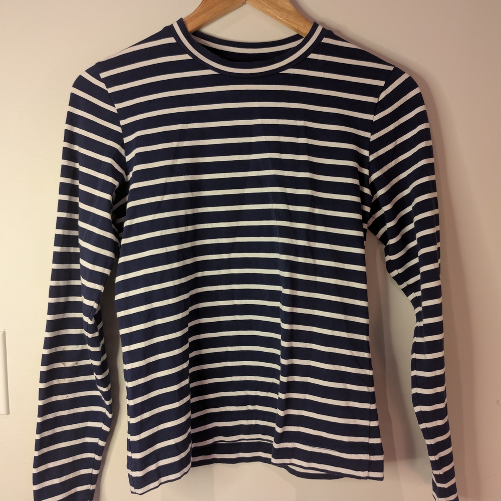 *2 For 25 Navy and White Striped Women's Shirt